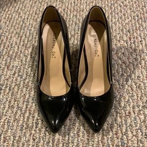 Black Patent Leather Pumps